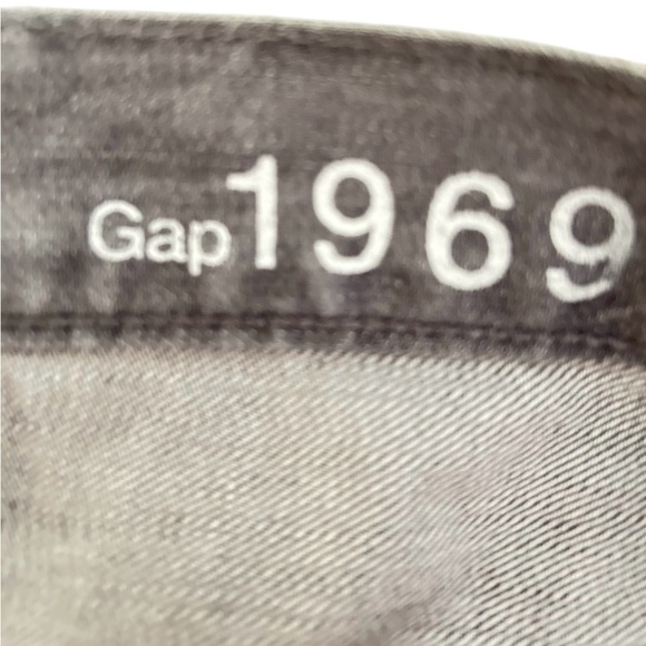 Men’s GAP 1969 Classic light Gray Straight denim Jeans stretch cotton 38 x 32 - Picture 6 of 8